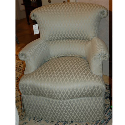 Lot 122 - Upholstered Slipper Chair