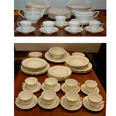 Lot 576 - Royal Worcester Gilt Decorated Partial Dinner...
