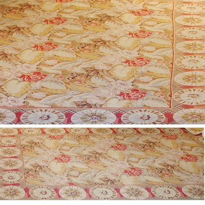 Lot 465 - Two Needlepoint Carpets China, contemporary...