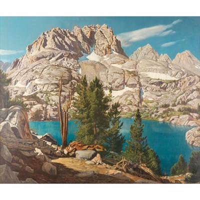 Lot 117 - Robert Clunie American, 1895-1984 Morning, Mt....