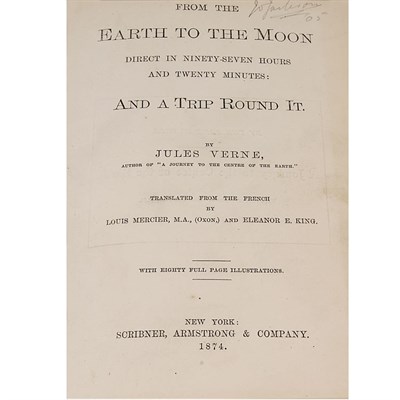 Lot 332 - VERNE, JULES From the Earth to the Moon... New...
