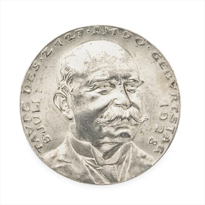 Lot 349 - Silver Zeppelin Medal Fabulous and highly...