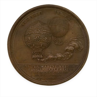 Lot 295 - Audacia Felix Bronze Medal 1783 Highly...