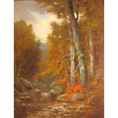 Lot 8 - William Ongley American, 1836-1890 Forest...