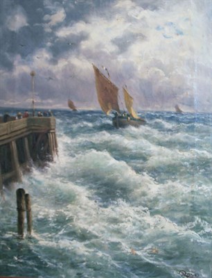 Lot 25 - Julius Karl Rose German, 1828-1911 Fisherboats...