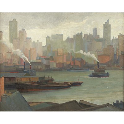 Lot 20 - Elias Ben Delman American, b. 1898 View of...