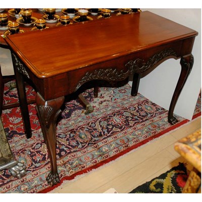 Lot 283 - Continental Carved Mahogany Console Height 29...