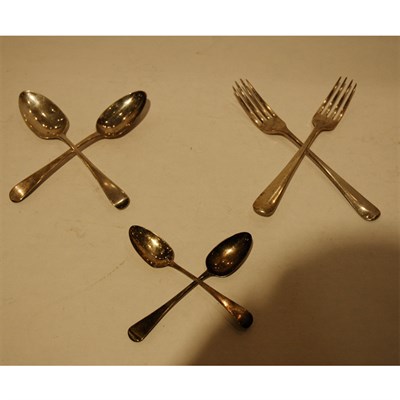 Lot 391 - Group of Georgian Silver Flatware Including...