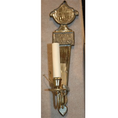 Lot 434 - Pair of Neoclassical Style Mirrored...