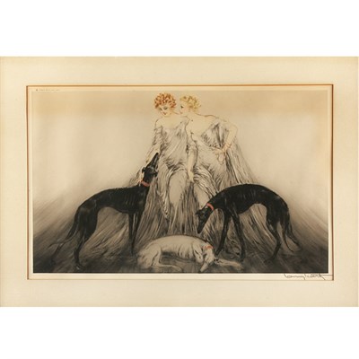 Lot 423 - Louis Icart COURSING III (H./C./I. 402)...