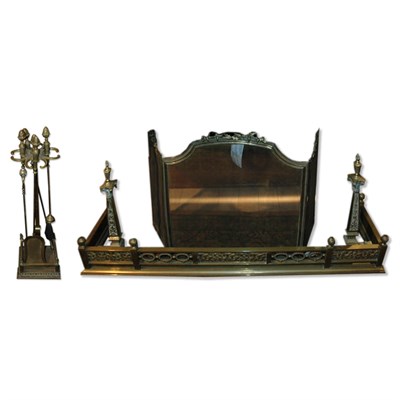 Lot 448 - Miscellaneous Group of Louis XVI Style Brass...