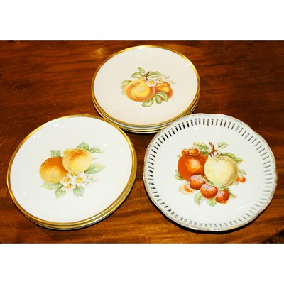 Lot 623 - Group of Eight Transfer Decorated Porcelain...