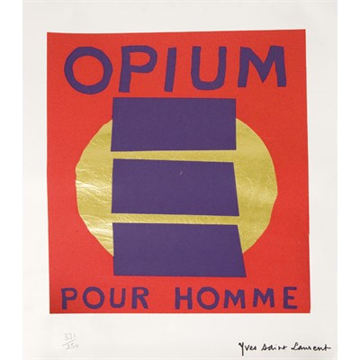 Lot 20 - Yves Saint Laurent Numbered Print of a Collage...