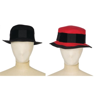 Lot 22 - Two Yves Saint Laurent Fur Felt Canotier Hats...