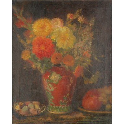 Lot 1 - American School 20th Century Still Life with...