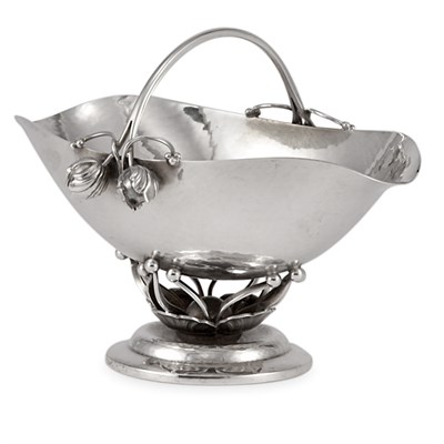 Lot 196 - Georg Jensen Danish, 1866-1935 Sugar Basket...