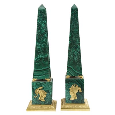 Lot 89 - Pair of Neoclassical Style Gilt-Metal Mounted...