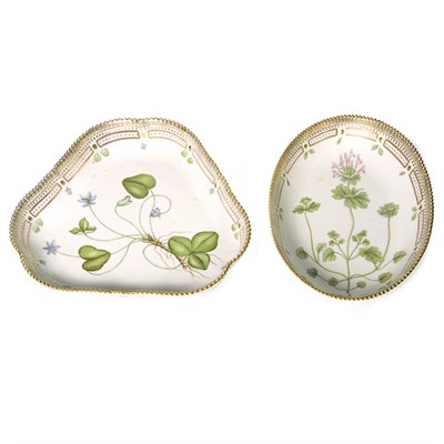 Lot 540 - Two Royal Copenhagen Flora Danica Porcelain...