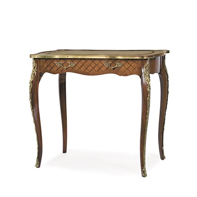 Lot 291 - Louis XV Style Gilt-Metal Mounted Parquetry...