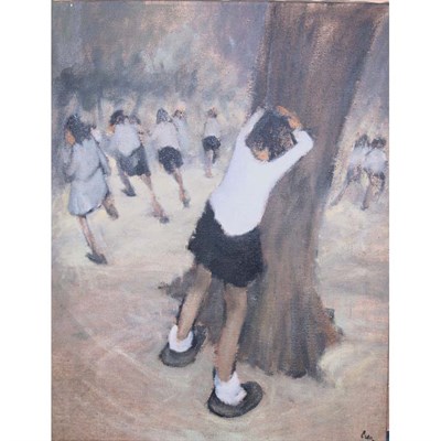 Lot 24 - Leonard E. Creo American, b. 1923 Hide and...