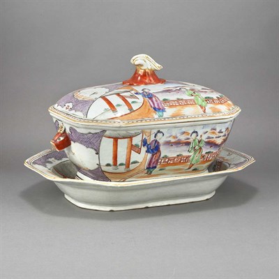 Lot 334 - Chinese Export Famille Rose Porcelain Covered...