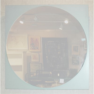 Lot 163A - Modern Style Grey Painted Mirror Height 32...