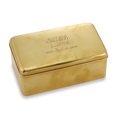Lot 300 - Gold Box, Tiffany & Co.
