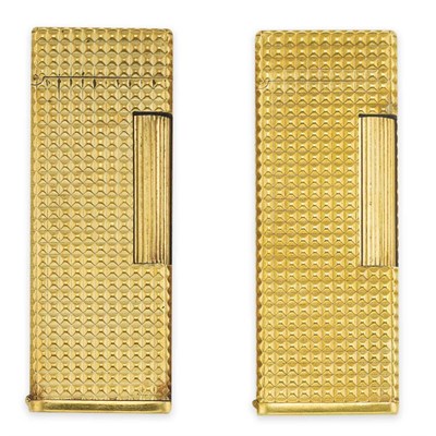 Lot 302 - Two Gold Lighters, Dunhill