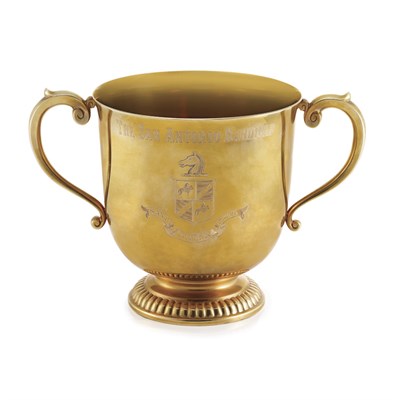 Lot 298 - Gold Trophy Cup, Shreve & Co.