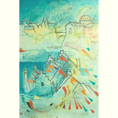 Lot 30 - Lazzaro Donati Italian, 1926-1977 Porto Azzuro,...