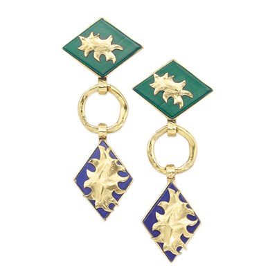 Lot 52 - Pair of Yves Saint Laurent Matisse Inspired...