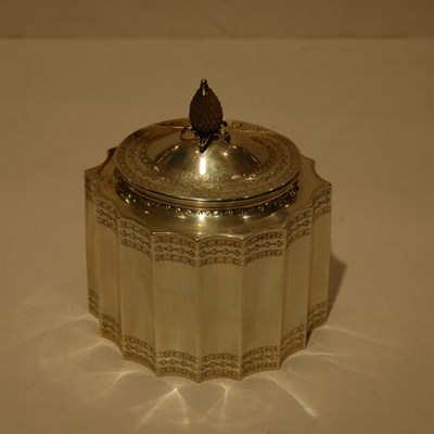 Lot 353 - English Silver Tea Caddy Approximately 14...