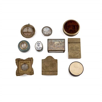 Lot 326 - Group of Aviation Theme Boxes and Framed...