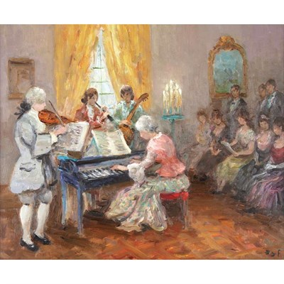 Lot 39 - Marcel Dyf French, 1899-1985 Concert Au...
