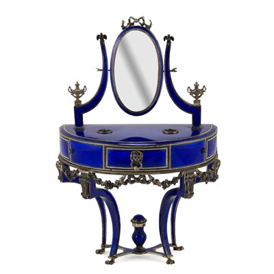 Lot 183A - Continental Enameled Silver Music Box In the...