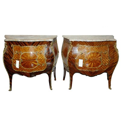 Lot 448A - Pair of Louis XV Style Gilt-Bronze Mounted...