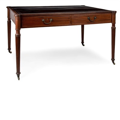 Lot 386 - George III Mahogany Library Table Circa 1790...