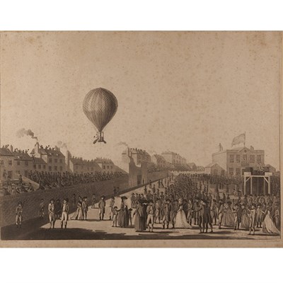 Lot 303 - J. Brewer [A VIEW OF MR. LUNARDI'S BALLOON...