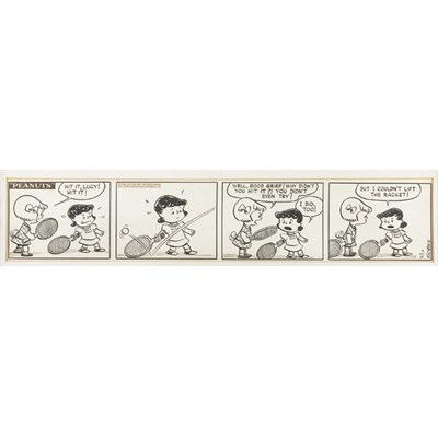 Lot 264 - SCHULZ, CHARLES Original drawing for a Peanuts...