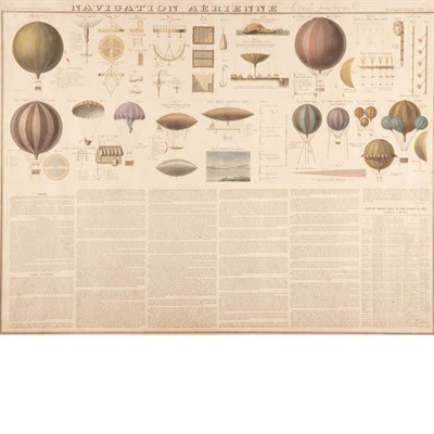 Lot 330 - Camille Vert NAVIRE AERIEN Hand-colored...