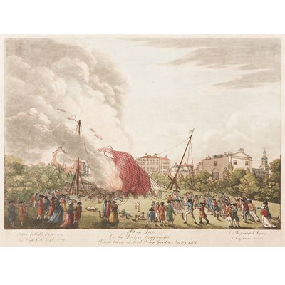 Lot 304 - E. Wyatt, publisher ALL ON FIRE Hand-colored...
