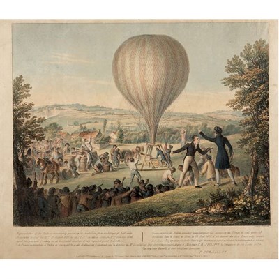 Lot 317 - W. Gauci REPRESENTATION OF THE BALLOON...