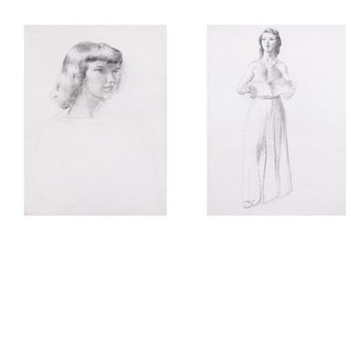 Lot 42 - Leon Kroll American, 1884-1974 Figure Studies...