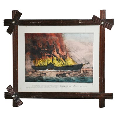 Lot 108 - Currier & Ives, publishers BURNING OF THE...