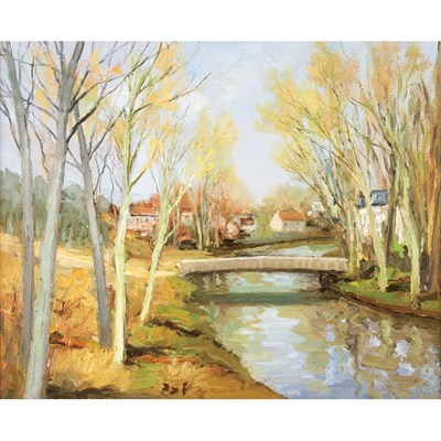 Lot 38 - Marcel Dyf French, 1899-1985 La Mauldre a...