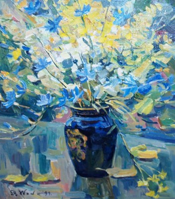 Lot 2 - 20th Century School Floral Still Life Signed...