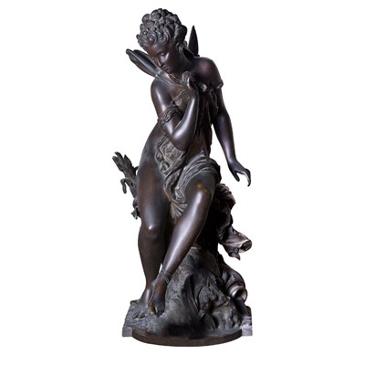 Lot 344 - Bronze Figure of Psyche After a model by...