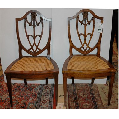 Lot 126 - Set of Eight George III Style Mahogany and...