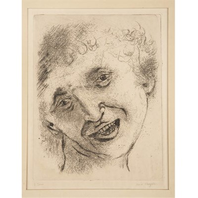 Lot 384 - Marc Chagall (1887-1985) SELBSTBILDNIS MIT...