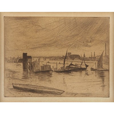Lot 527 - James Abbott McNeill Whistler EARLY MORNING,...